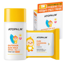 아토팜 유아용 야외놀이 선밀크 SPF50+ PA+++ 55g 세트, 4세트