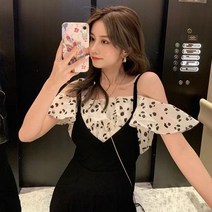 버전으로 만점 텐셀 도트 멜빵 팬츠 여성세미캐주얼 놀러갈때입는옷 캐주얼 20대여성캐주얼 캐쥬얼의류 캐주얼옷