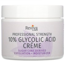 Reviva Labs Glycolic Acid Cream 리비바랩 10 글리콜산 크림 안티에이징 55g, 1개