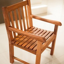 야외정원 원목 네오 1인 등유 야외벤치의자A, 엔틱