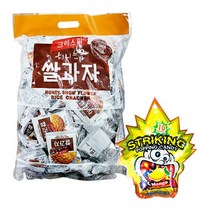 크리스피 허니눈꽃 쌀과자 920g 3개 + 스트라이킹캔디 랜덤 1봉, 크리스피 허니눈꽃 쌀과자 920g 3개+스트라이킹 1봉