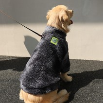 개타고니아 웰시코기옷 강아지 털옷 대형견 중형견 후리스 뽀글이, B.블랙 + 3XL(15-21kg)
