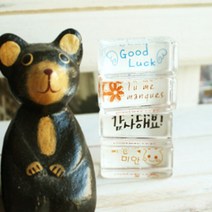 퍼니맨크리스탈스탬프Ver2 (마음시리즈)/감정스탬프 메세지스탬프 다이어리꾸미기 크리스탈도장, 228.Behappy