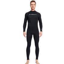 다이버슈트 Neoprene Wetsuit Scuba Diving Suit Men One Piece Snorkeling Surfing Jumpsuit Sunscreen Long Sl, [01] M, [02] color 2