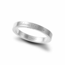 23FW 메종마르지엘라 인그레이빙 로고 밴드링 실버 SM1UQ0080 SV0158 951 STK