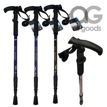 AG6061 T손잡이 라인무늬 등산스틱 지팡이 등산지팡이 효도지팡이 노인지팡이 어르신지팡이 노인복지용품 건강용품, 1개, 6061T형 적청라인
