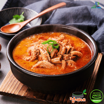 정애네 얼큰 양곰탕 즉석요리 밀키트 150g 2인분 국물밀키트 해장국 혼밥 캠핑 국밥 보양식 내장탕