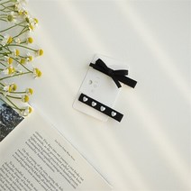 셀러허브_여성 [픽앤핏] 세련 하트 리본 헤어핀 세트