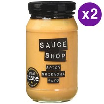 Sauce Shop Spicy Sriracha Mayo 250 g 소스 샵 스파이시 스리라차 마요네즈 250g 2팩