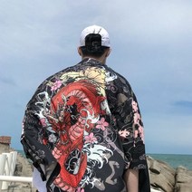 홍룡포 황룡포 흑룡포 곤룡포 수면 가운 가디건 용포 남자 여자 조폭 건달 남방 반팔 용무늬 셔츠
