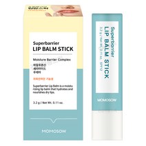 모모쏘우 슈퍼배리어 립밤 스틱 1개/자외선차단 입술 보습 각질 케어, 1개, 투명