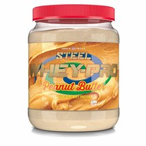 Steel Supplements WheyPro | 남성 및 여성용 100% 순수 유청 단백질 파우더 바나나 팬케이크 근육 증가 마른 회복 글루텐 프리 0.6kg1.3파운드 BCAA, Peanut Butter