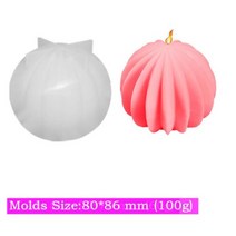몰드 초 캔들 DIY 양초 실리콘 금형 금형 기하학적 금형 3D 모양 수지 에폭시 수제 비누 공예 홈 장식, 2