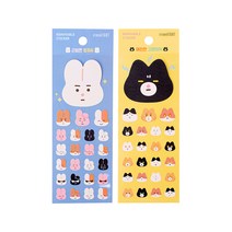 스티커 토끼 스티커_고양이 리무버블, 근엄한토끼씨/261092