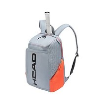 헤드 Rebel 백팩 가방 70 x 50 10 cm 0.4 리터 블랙 테니스가방 105769, Grey / Orange, Grey / Orange