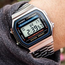 [CASIO] 카시오 A168WA-1WDF 공용 메탈 빈티지 디지털 시계