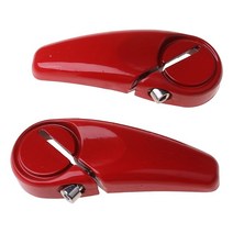 자전거 바 엔드 핸들 바 부품 비 슬립 알루미늄 합금 MTB 산악 자전거 공급, 빨간색