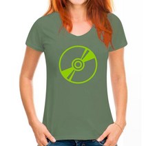 Cd 음악 티셔츠, [13] WoMen pea green