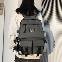 잔스포츠 백팩 여자 학생 가방 여행용백팩 멀티 포켓 남성 여성 대용량 학교 가방 커플 유행 하라주쿠 15.