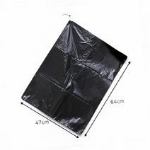 쓰레기봉투(검정) 청소용품_재떨이_휴지통 (20L) 100p, 1개