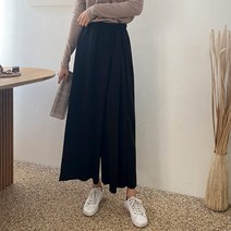 레아 핀턱 랩스타일 와이드팬츠