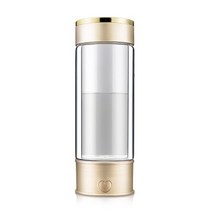 티타늄 휴대용 수소가 풍부한 물 컵 Ionizer 메이커/발전기 슈퍼 산화 방지제 ORP 수소 알칼리성 물병, CHINA_YELLOW