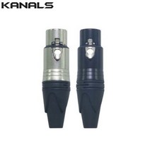 KANALS XLR 캐논(암) 마이크연결커넥터 짹 단자 (1개) 303FW