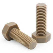 M3 PEEK 육각 볼트 부식 방지 헥사곤 헤드 나사 피크 스크류, M3 (2Pcs), 10mm