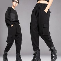 WAWAMOM(특허브랜드) 여성 추동 배기팬츠 여자 빅포켓 배기 똥싼바지 몸빼 항아리 바지 BDS16r