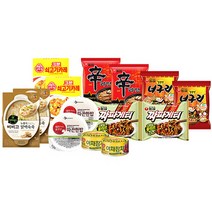 자취생 식품 세트 14종 17종 라면 참치 오뚜기 카레 햇반, 17개입