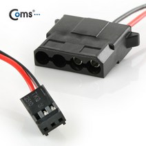 Coms AONA201 쿨러 케이블 3P 암 to 4P IDE 그래픽 카드, 1개