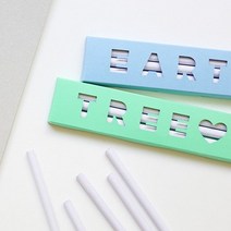 바보사랑 신문지 종이 연필 5자루 세트 업사이클링 필기구.아베라, EARTH하늘