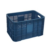 뉴플라스틱 농산물상자 과일박스 사각상자 운반상자 이사박스 플라스틱 바구니, 사각상자_청색(택배착불)