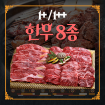 마장동 국내산 한우1++ 투뿔 8종 살치살 갈비살 부채살 업진살 안창살 치마살 제비추리 토시살, 살치살(300g)