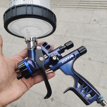 본타일건 페인트 에어리스 도장기 새로운 hvlp 6800 스프레이 건 1.3mm 자동차 spayer 페인팅 도구 어댑터 포트 스프레이 에어 건 좋은 분무 260lmin, 갈색