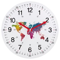 세계지도벽시계 가격비교순위