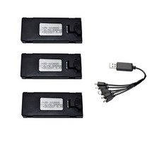 3.7v 1800mah 배터리 rc 드론 액세서리 e88 e88pro ls-e525 e525 pro 미니 uav 드론 배터리 특수 배터리 rc 부품 충전기, 자주색