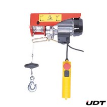 UDT 미니전동윈치 호이스트 UW300-18 귄양기 윈치 운반기 도르래 리프트