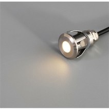 테라스 조명 12v 24v 1w 야외 계단 라이트 데크 플로어 코너 Sconce 베란다 발코니 바 장식 설비 Led, 01 10mm AC12V, 04 YELLOW