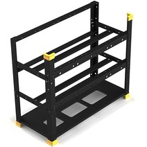 12GPU 채굴 리그 프레임 오픈 에어 마이너 이중 전원 공급 장치 지원 암호화 코인 통화 비트코인 ETH ETC ZEC 팬 및 GPU는 포함되지 않습니다 432695