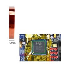 10mm 노란색 투명 필름 내열테이프 절연테이프 캡톤테이프 전자부품 폴리아미드필름 내열실리콘, 캡톤테이프-10mm
