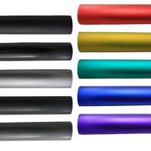 슈프림카 자동차 랩핑지 블랙무광 유광 컬러 카본 차량용시트지, 02.블랙유광(보호필름O)