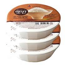 햇반 유기농 쌀밥, 210g, 3개