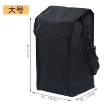 도시락보냉백 쿨러백 옥스포드 가방 뜸을 들이다 주전자 돛 천주머니 두꺼운 스텝도시락 솥을 들어올리다 2974856886, 특 후한 돈 블랙 큰사이즈 19 *1