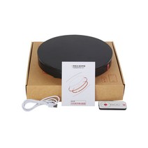 회전 턴테이블 디스플레이 라이브 판 쥬얼리 상품 파노라마, 40CM 화이트