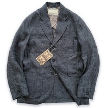 시원한자켓 여름자켓 남자린넨자켓 스타일 남성 린넨 빈티지 블레이저 코트 정장 재킷 비즈니스 겉옷 오버 일본 디자이너 여름 스트리트웨어