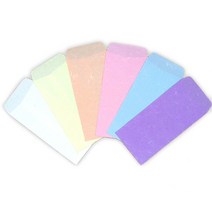 마음담아 고급 수제 꽃 무지 가로형 세로형 한지 봉투 돈봉투 용돈봉투 현금봉투 모음, 1. 한지봉투A 18장묶음