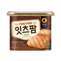 청정원 맛있는밑반찬 잇츠팜 통조림 햄 순돈육 추천 자취 캠핑음식 간단한요리 간편식 330g, 33개
