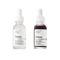 디오디너리 필링 솔루션과 히알루론계 얼굴 세럼! AHA 30% + BHA 2% 필링액! 히알루론산 2% + B5, 2PCS