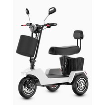 소형 접이식 전기 3륜 전동차 세발 자전거 배터리 자동차 미니, 36V단일시트12AH배터리약35-40KM, 1개